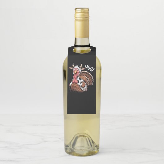 トルコモーおもしろい感謝祭 ボトルネックタグ (ボトル)