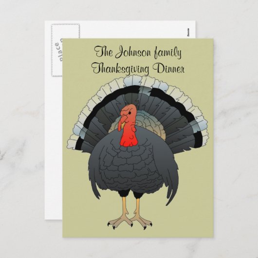 トルコレシピカード シーズンポストカード (正面/裏面)