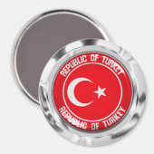 トルコ丸エンブレム マグネット (正面/裏面)