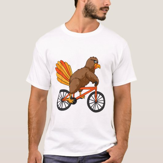 トルコ乗用自転車サンクスギビングクールデイサイクルA Tシャツ (正面)