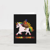 トルコ乗馬ユニコーン感謝祭の日マジカルファル カード (正面)