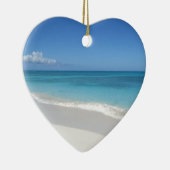 トルコ人およびCaicosの夢のビーチ セラミックオーナメント (右)