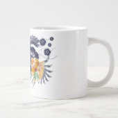 トルコ人およびCaicosの旗 ジャンボコーヒーマグカップ (右)