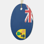 トルコ人およびCaicos セラミックオーナメント (左)