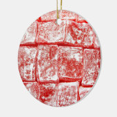 トルコ人がクリスマスの飾りを喜ぶ セラミックオーナメント (左)