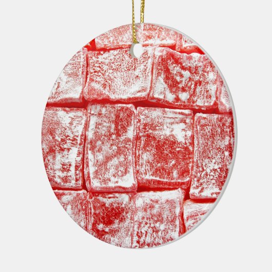 トルコ人がクリスマスの飾りを喜ぶ セラミックオーナメント (左)