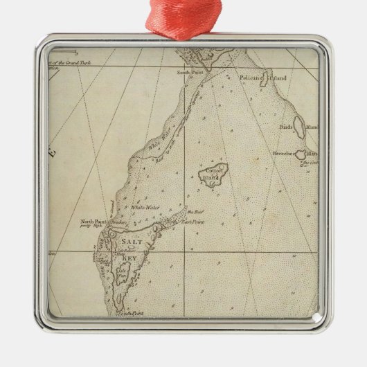 トルコ人の島 メタルオーナメント (正面)