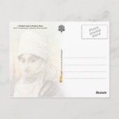 トルコ人の装伝統的飾 ポストカード (裏面)