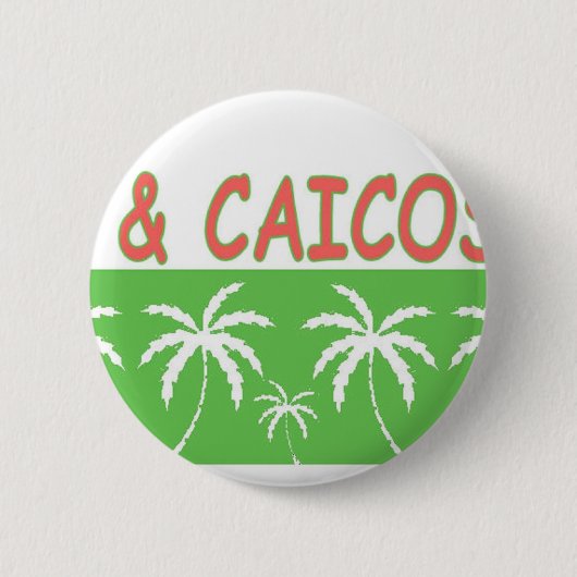 トルコ人及びCaicos 缶バッジ (正面)