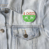 トルコ人及びCaicos 缶バッジ (インサイチュ)