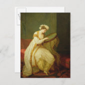 トルコ人女性1773年 ポストカード (正面/裏面)
