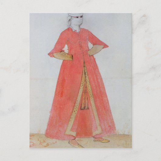 トルコ人女性 ポストカード (正面)