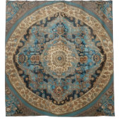 トルコ人気があるの美しい古いパターンコレクション シャワーカーテン (正面)