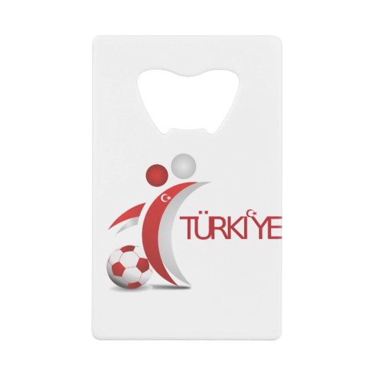 トルコ代表 クレジットカード栓抜き (正面)