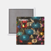 トルコ伝統的ランプ マグネット (正面/裏面)