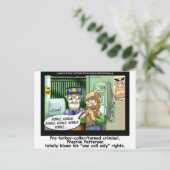 トルコ刑務所のみティおもしろいーのマグカップ&ギフトを呼び出す ポストカード (スタンド正面)