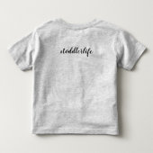 トルコ及び癇癪の幼児の生命 トドラーTシャツ (裏面)