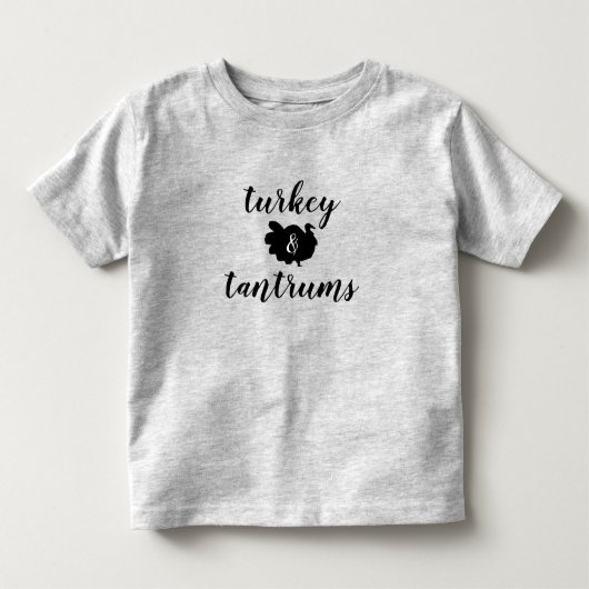 トルコ及び癇癪の幼児の生命 トドラーTシャツ (正面)