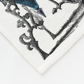 トルコ喫煙パイプフカシャシャ フリースブランケット (角)