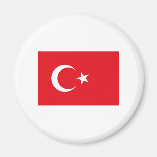 トルコ国国際的旗 マグネット (正面)