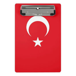 トルコ国旗が付いたミニクリップボード ミニクリップボード