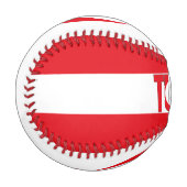 トルコ国旗とコート・オブ・アームズ 野球ボール (正面左)