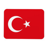 トルコ国旗と愛国的な柔軟な磁石 マグネット (横)