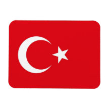 トルコ国旗と愛国的な柔軟な磁石