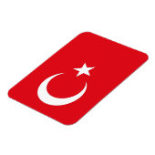 トルコ国旗と愛国的な柔軟な磁石 マグネット (左側)