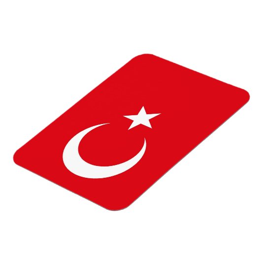 トルコ国旗と愛国的な柔軟な磁石 マグネット (左側)