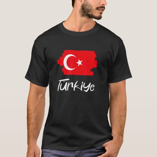 トルコ国旗のトルコ1 Tシャツ (正面)