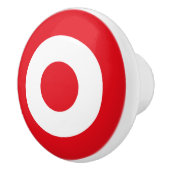 トルコ国旗の丸い軍の国営sy セラミックノブ (右)