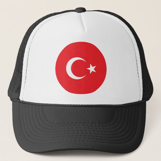 トルコ国旗の円 キャップ (正面)