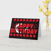 トルコ国旗の愛国的誕生日 カード (黄色い花)