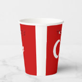 トルコ国旗の紙カップ 紙コップ (右)