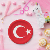 トルコ国旗の紙プレート ペーパープレート (パーティー)