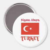 トルコ国旗の赤（個人設定） マグネット (正面/裏面)