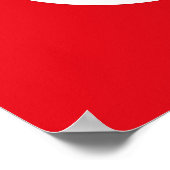 トルコ国旗を使用したキャンバス印刷 ポスター (角)