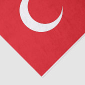 トルコ国旗を持つ愛国的ティッシュペーパー 薄葉紙 (詳細)