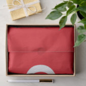 トルコ国旗を持つ愛国的ティッシュペーパー 薄葉紙 (ギフト)