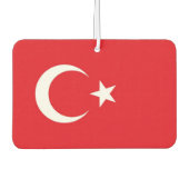 トルコ国旗を持つ車の空気フレッシュ カーエアーフレッシュナー (正面)