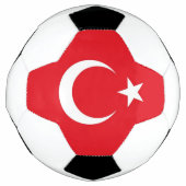 トルコ国旗を掲げた愛国的なサッカーボール サッカーボール (正面)