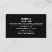 トルコ国旗デザイン、トルコ国旗 名刺 (裏面)