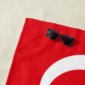 トルコ国旗トルコ ビーチタオル (インサイチュ)