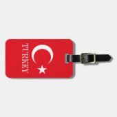 トルコ国旗トルコ ラゲッジタグ (正面横)