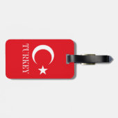 トルコ国旗トルコ ラゲッジタグ (裏面横)