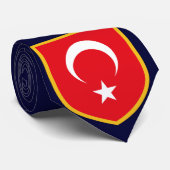 トルコ国旗 オーダーメイド ネクタイ 名入れ タイ (ロール)
