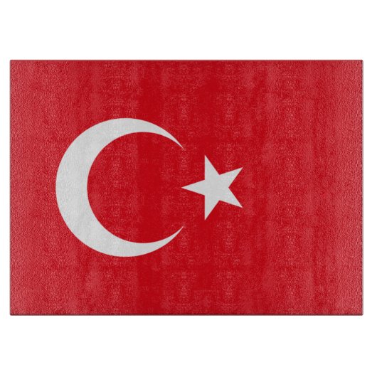 トルコ国旗 カッティングボード (正面)