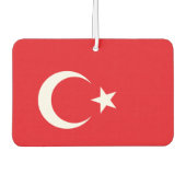 トルコ国旗 カーエアーフレッシュナー (正面)