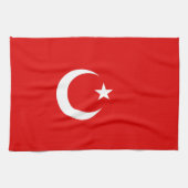 トルコ国旗 キッチンタオル (横)